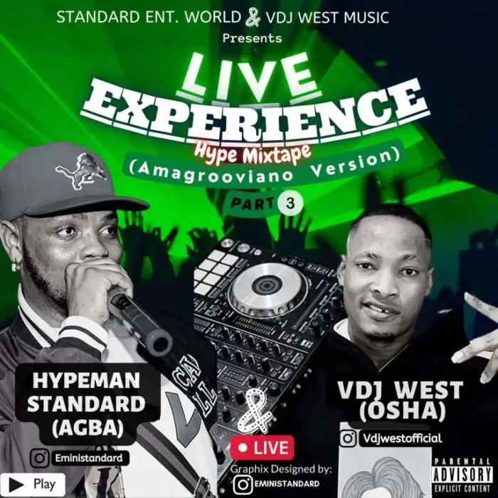 hypeman standard x vdj west – live experience hype mixtape